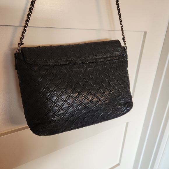 Marc Jacobs black leather with silver tone hardware hanging purse - Picture 5 of 13